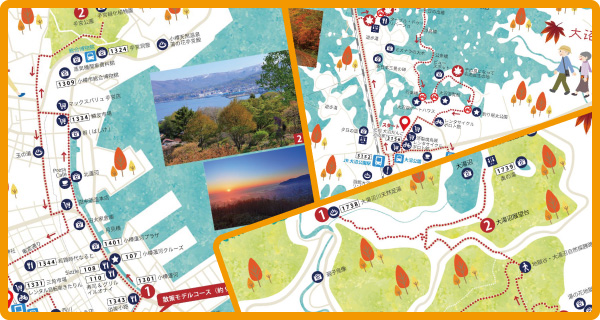 Walking map