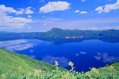 The first observation point of Lake Mashu